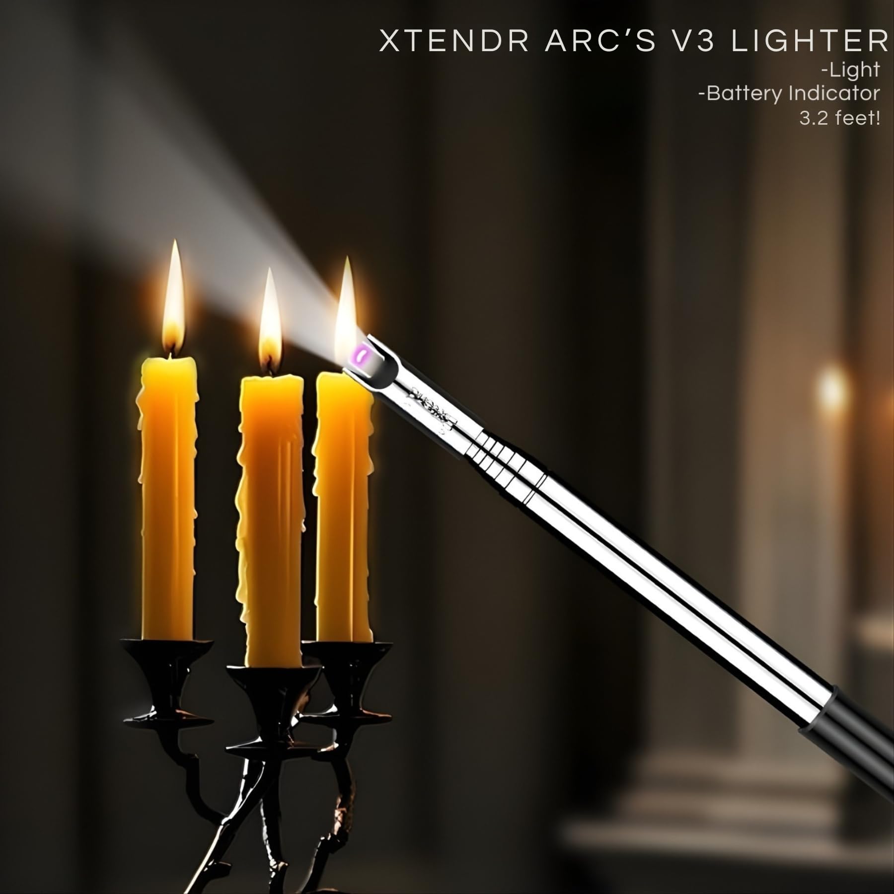 XTENDR ARCS V3 — Extendable Plasma Arc Lighter
