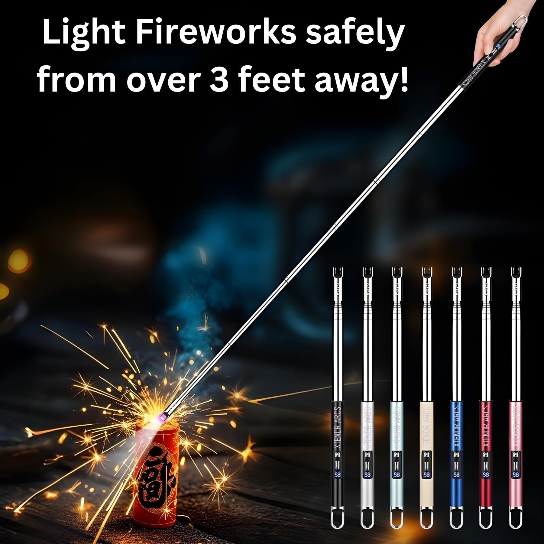 XTENDR ARCS V3 — Extendable Plasma Arc Lighter